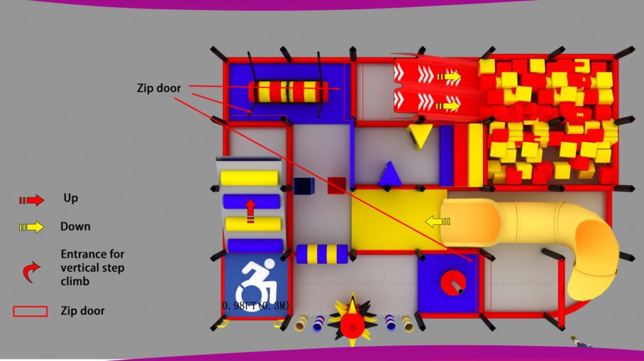 2 Level All Aboard Express Playground - Image 12