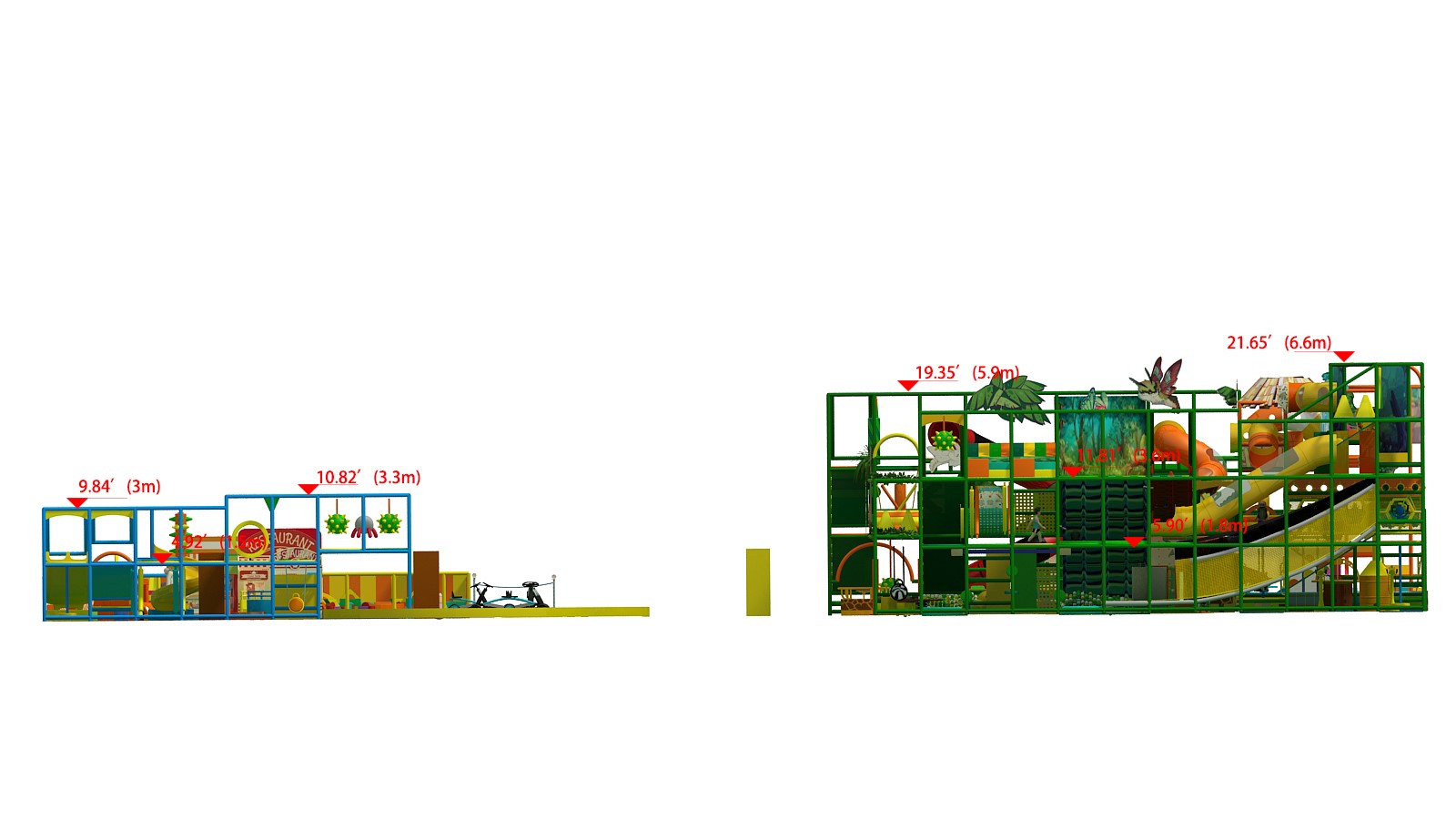 Large Indoor Play City with Playground Structure, Race Track and More - Image 13