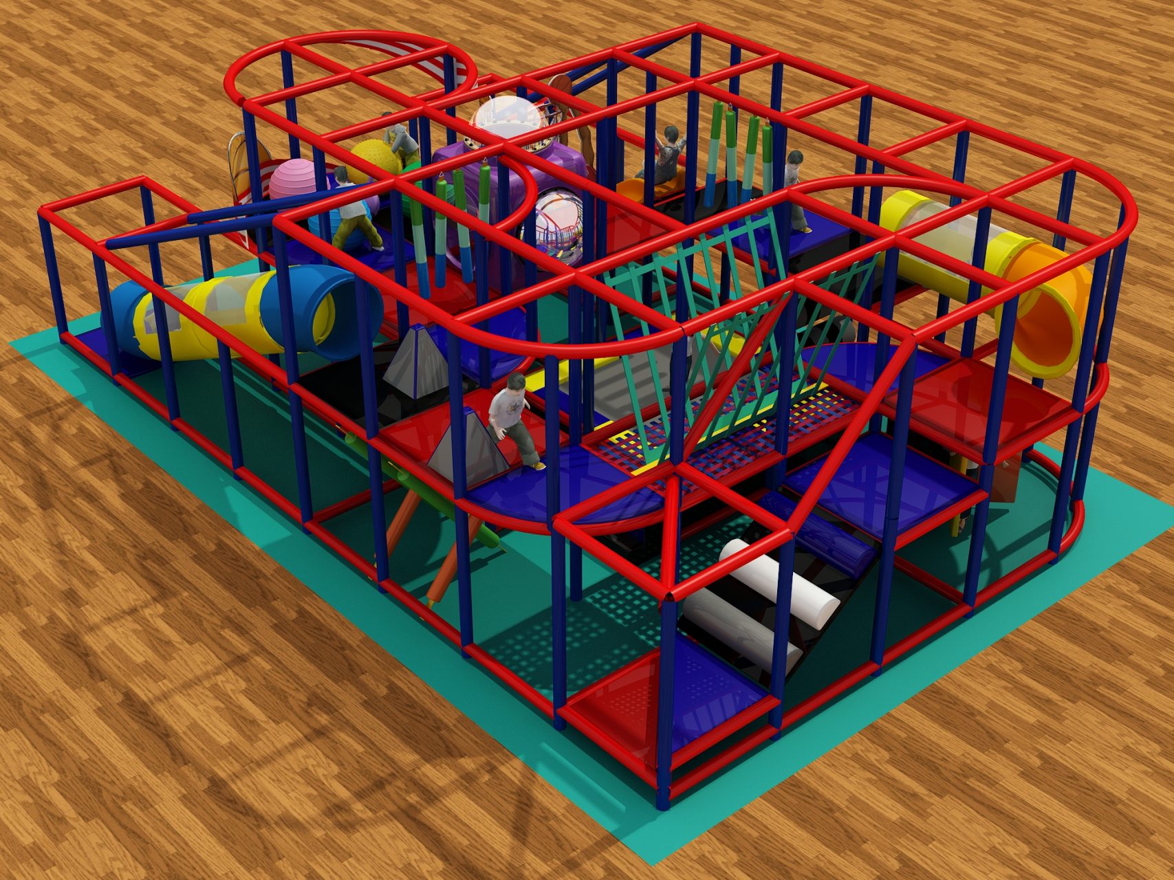 2 Story Sports Themed Playground - Image 4