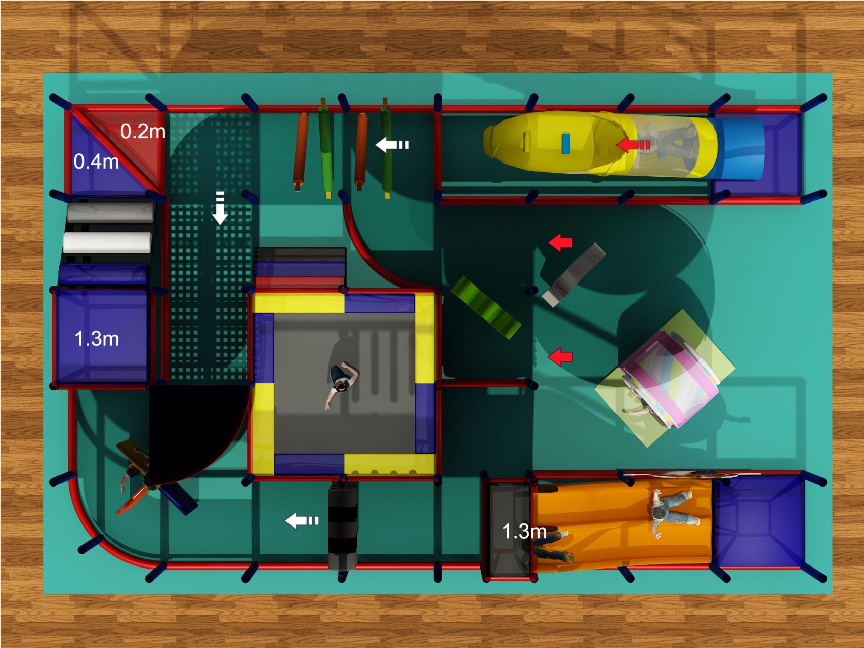2 Story Sports Themed Playground - Image 8