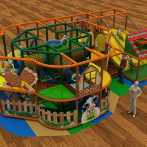 2 Level Barnyard Fun Indoor Playground