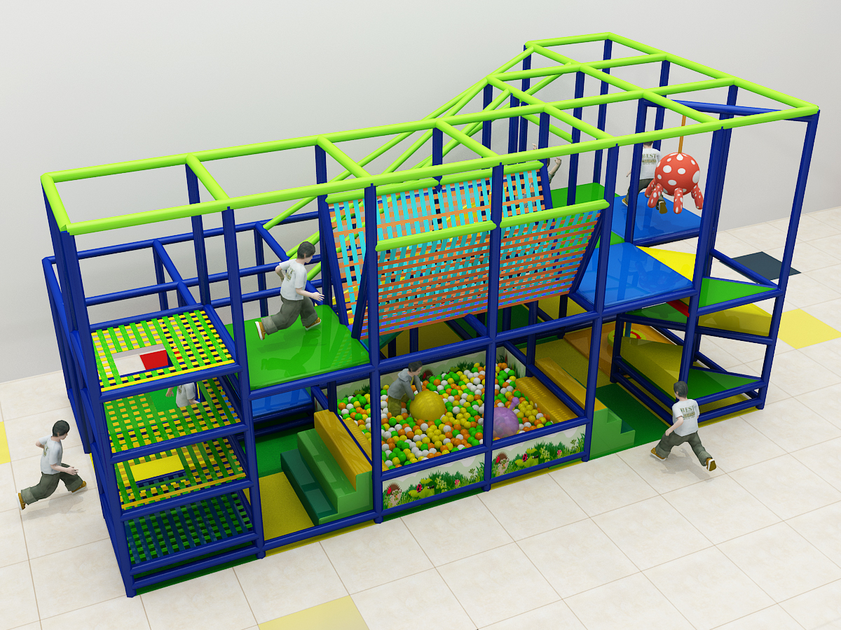 Simple 2 Level Generic Indoor Playground