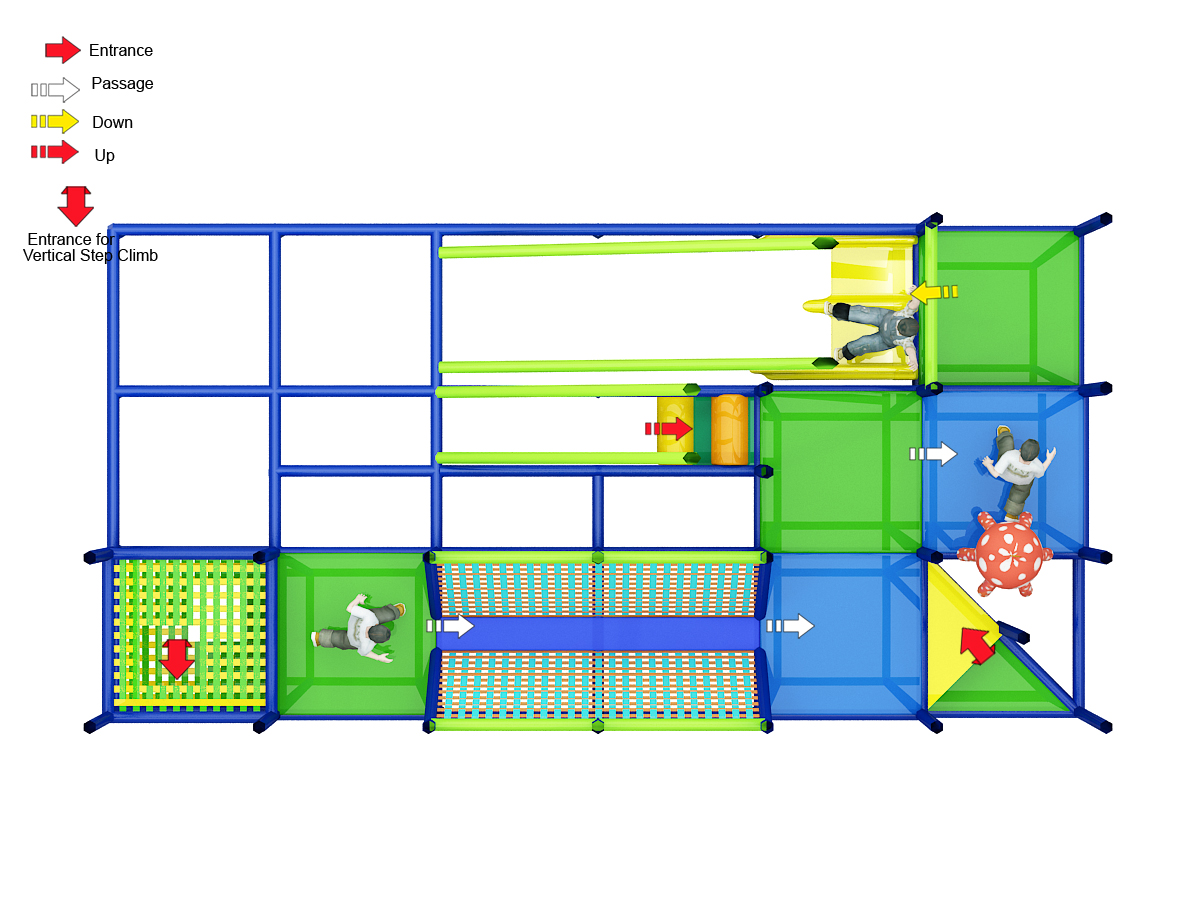 Simple 2 Level Generic Indoor Playground - Image 4