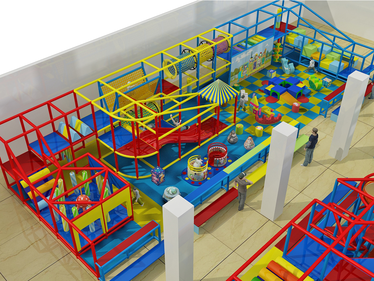 2 Level Funhouse Indoor Playground - Image 28