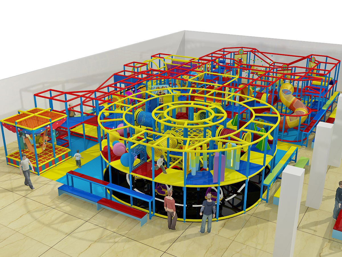 2 Level Funhouse Indoor Playground - Image 20