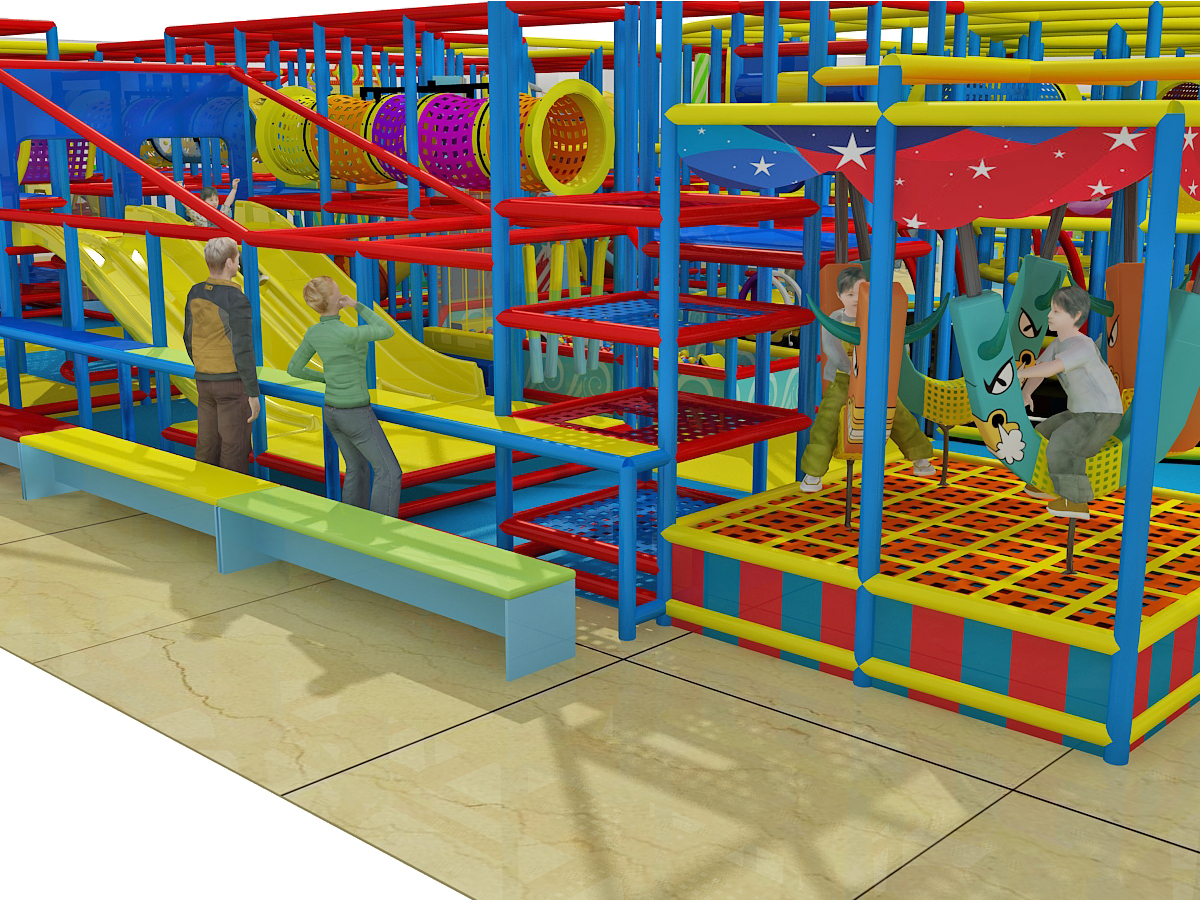 2 Level Funhouse Indoor Playground - Image 3