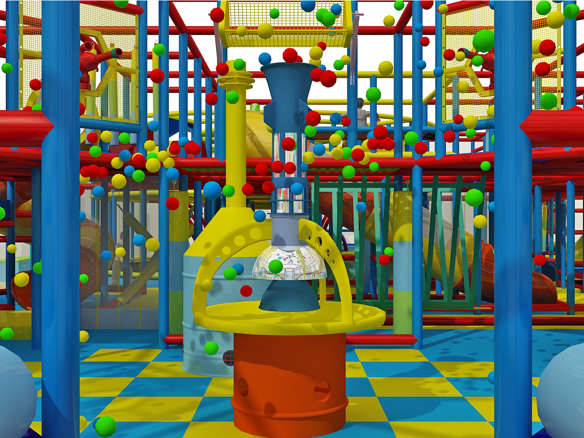 2 Level Funhouse Indoor Playground - Image 9