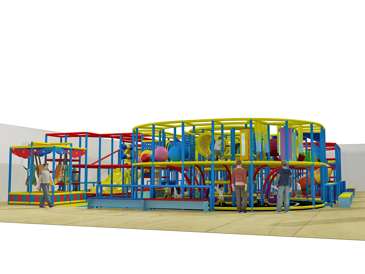 2 Level Funhouse Indoor Playground - Image 6