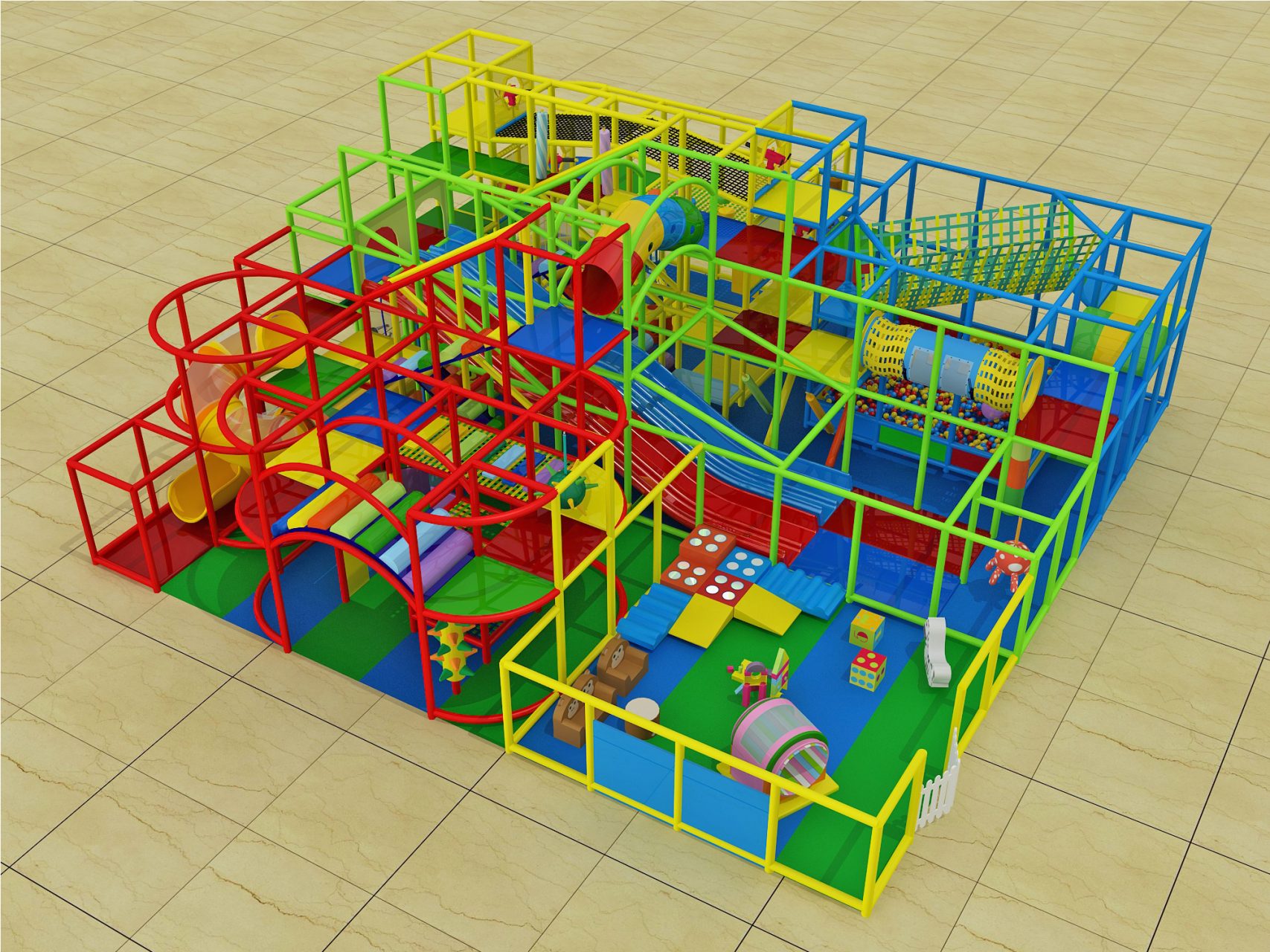 3 Level Generic Theme Indoor Playground - Image 3