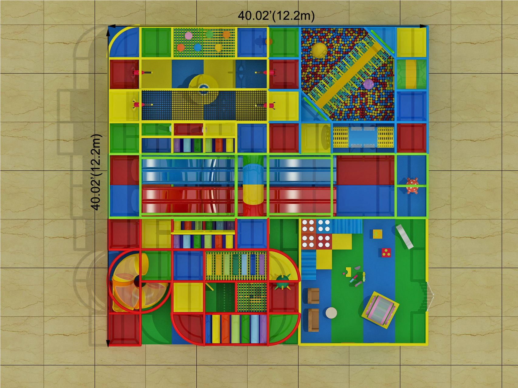 3 Level Generic Theme Indoor Playground - Image 4
