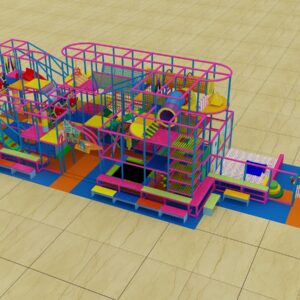 3 Level Generic Theme Indoor Play Structure