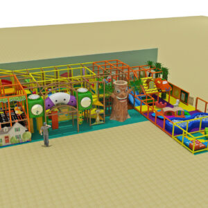 2 Level Playground with Baby and Toddler Area