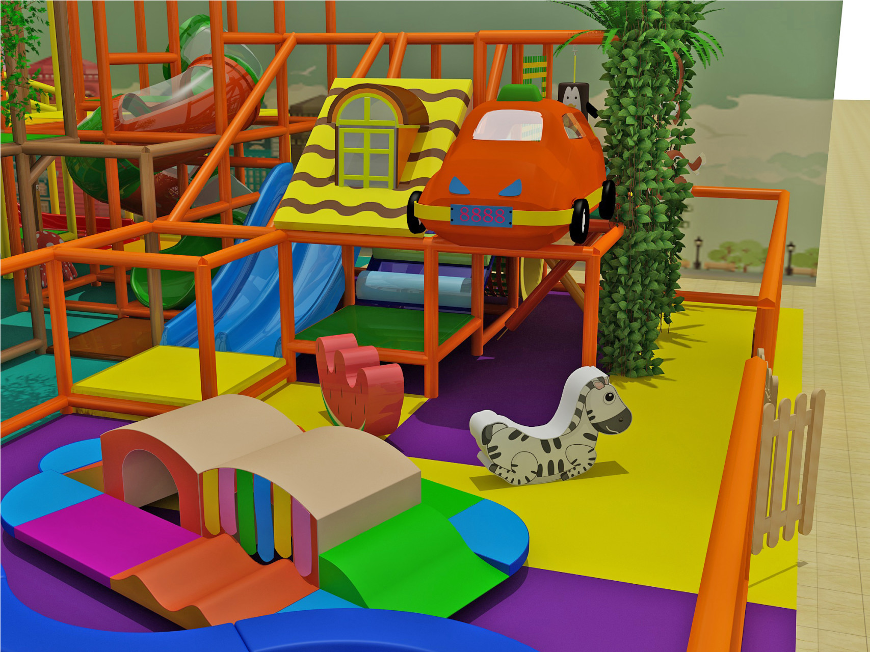2 Level Playground with Baby and Toddler Area - Image 10