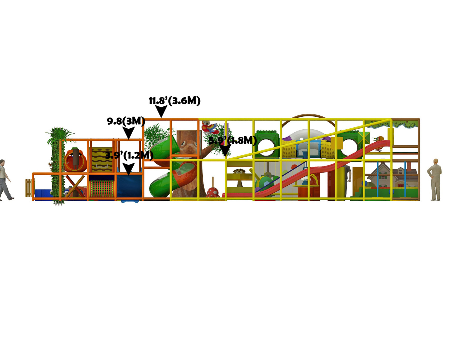 2 Level Playground with Baby and Toddler Area - Image 22