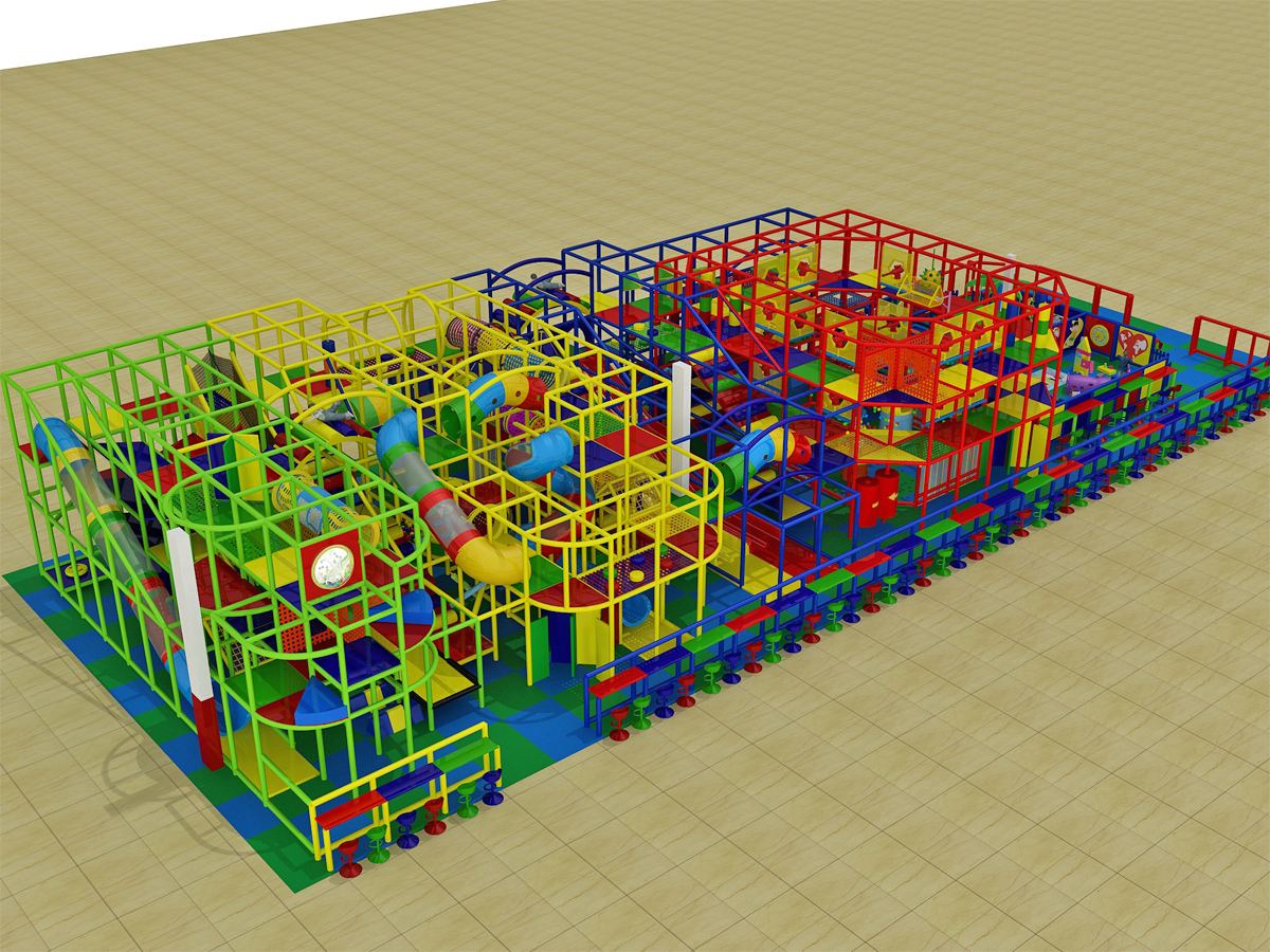 3 Level Generic Children's Indoor Playground