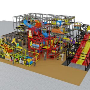 4 Level Construction Themed Giant Playground