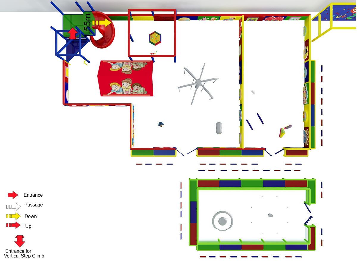 3 Level Generic Children's Playground with Toddler Area - Image 10