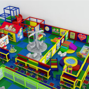 3 Level Generic Children's Playground with Toddler Area