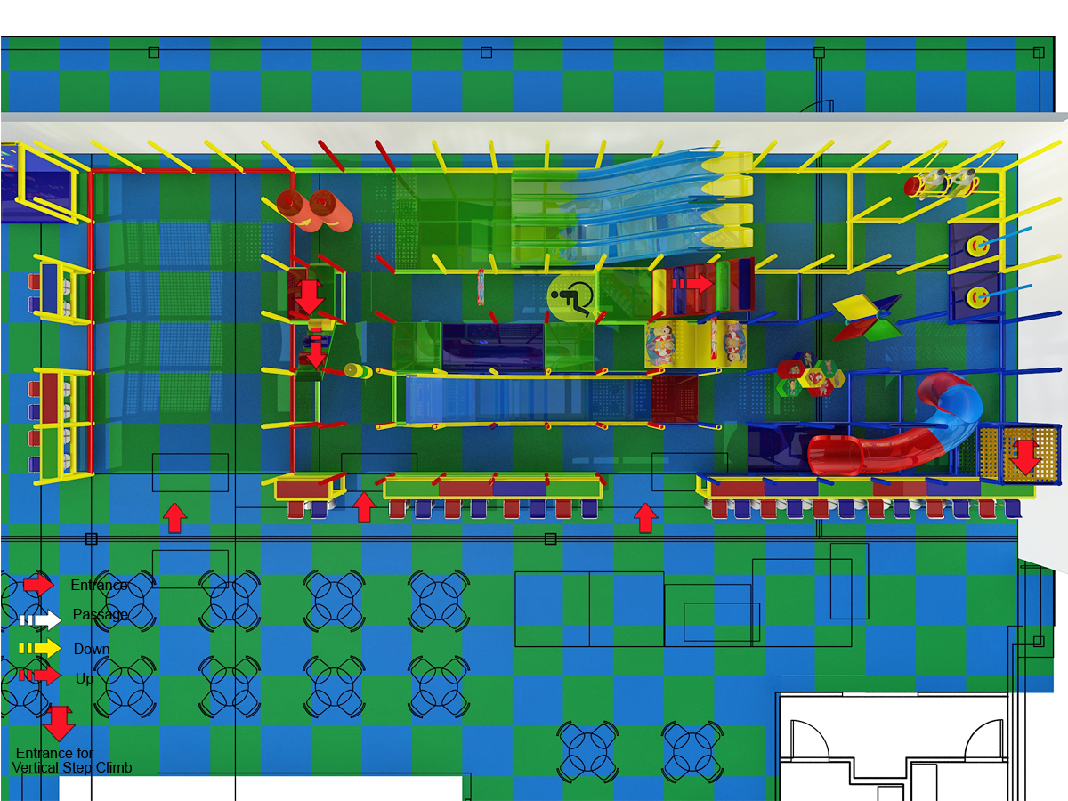 3 Level Generic Children's Playground with Toddler Area - Image 5