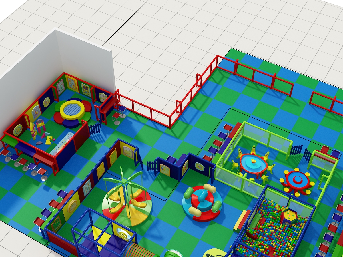 2 Level Generic Child Indoor Playground