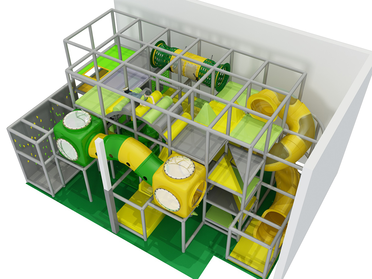 2 Level Generic Indoor Playground and Play Structure for Toddlers - Image 2