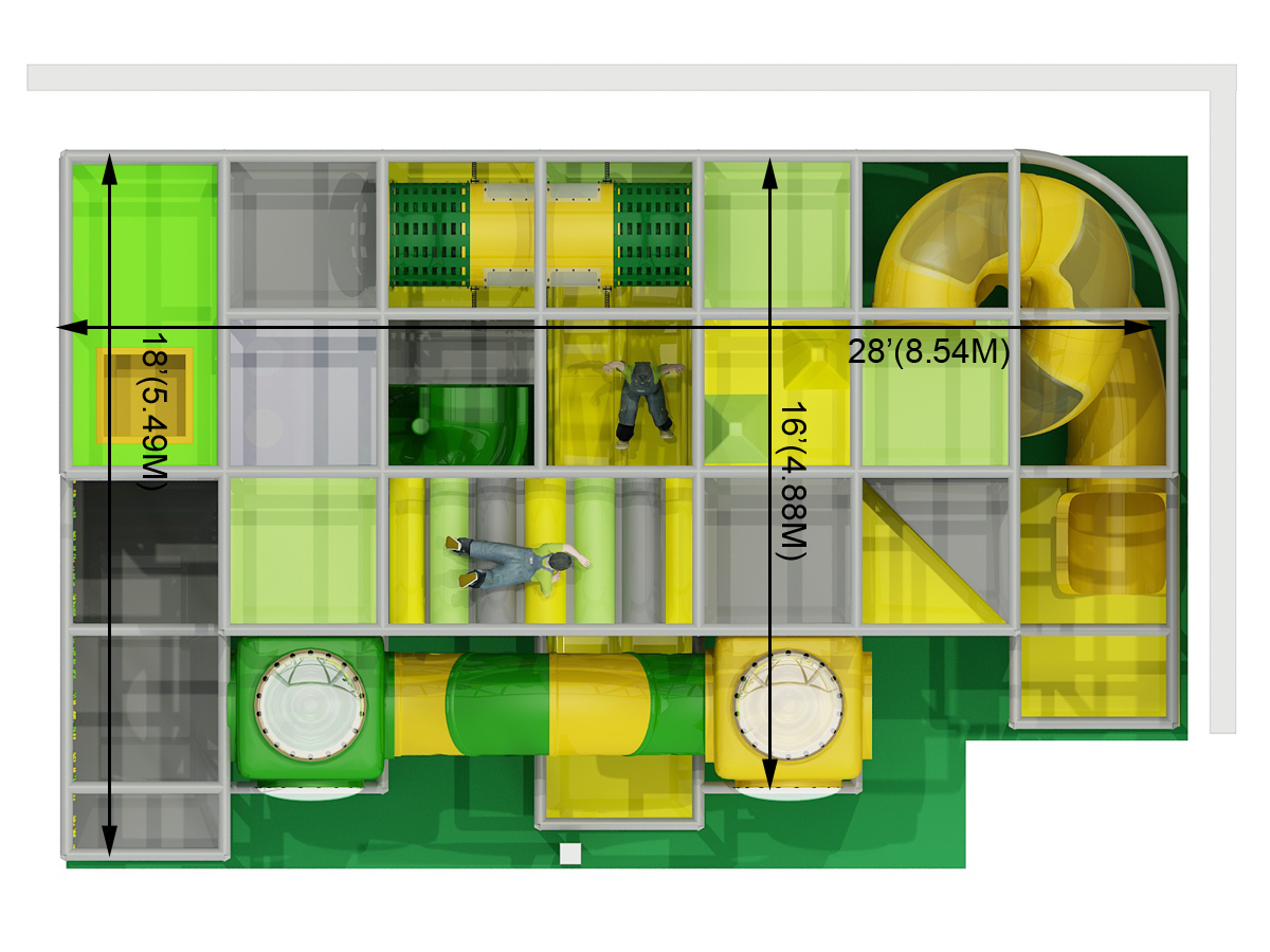 3 Level Obstacles Indoor Playground - Image 6