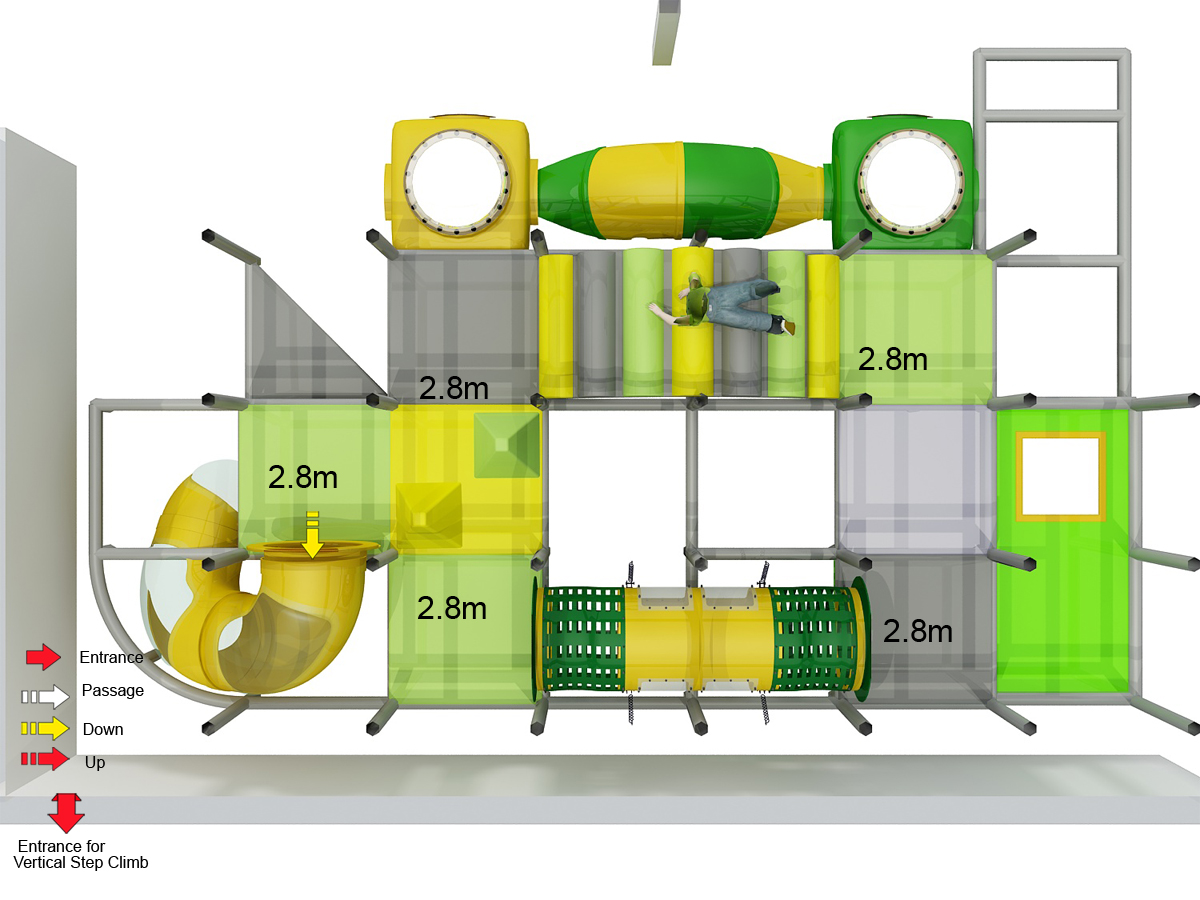 2 Level Generic Indoor Playground and Play Structure for Toddlers - Image 9