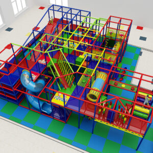 2 Level Colorful Generic Indoor Play Structure