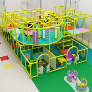 2 Level Generic Indoor Playground and Play Structure for Toddlers