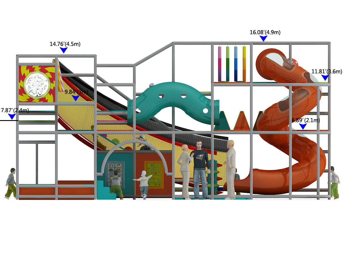 3 Level Generic Themed Indoor Playground - Image 5