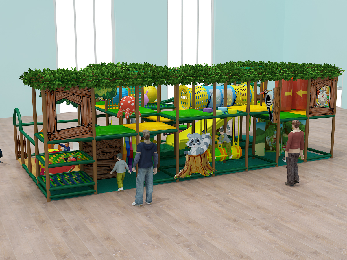 2 Level Treehouse Fun Indoor Playground - Image 3