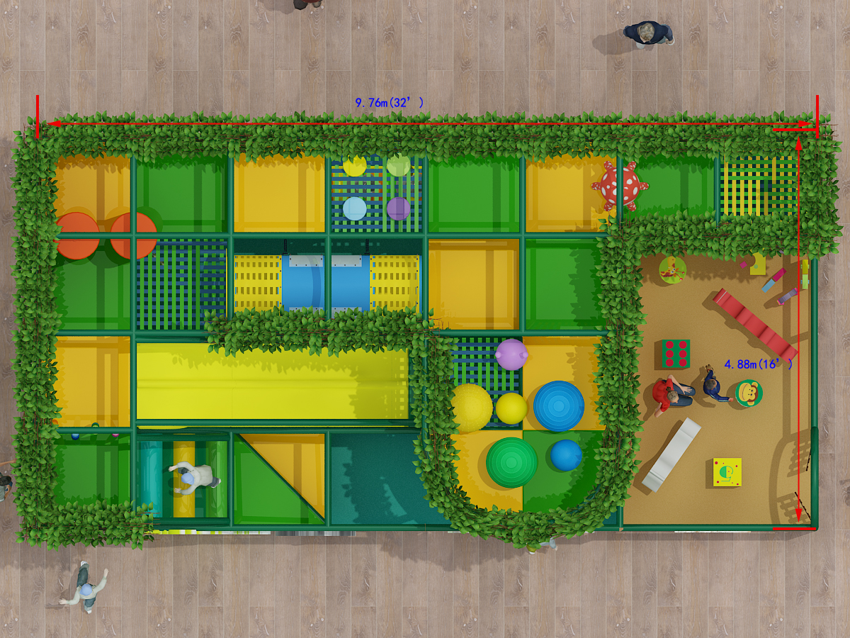 2 Level Treehouse Fun Indoor Playground - Image 7
