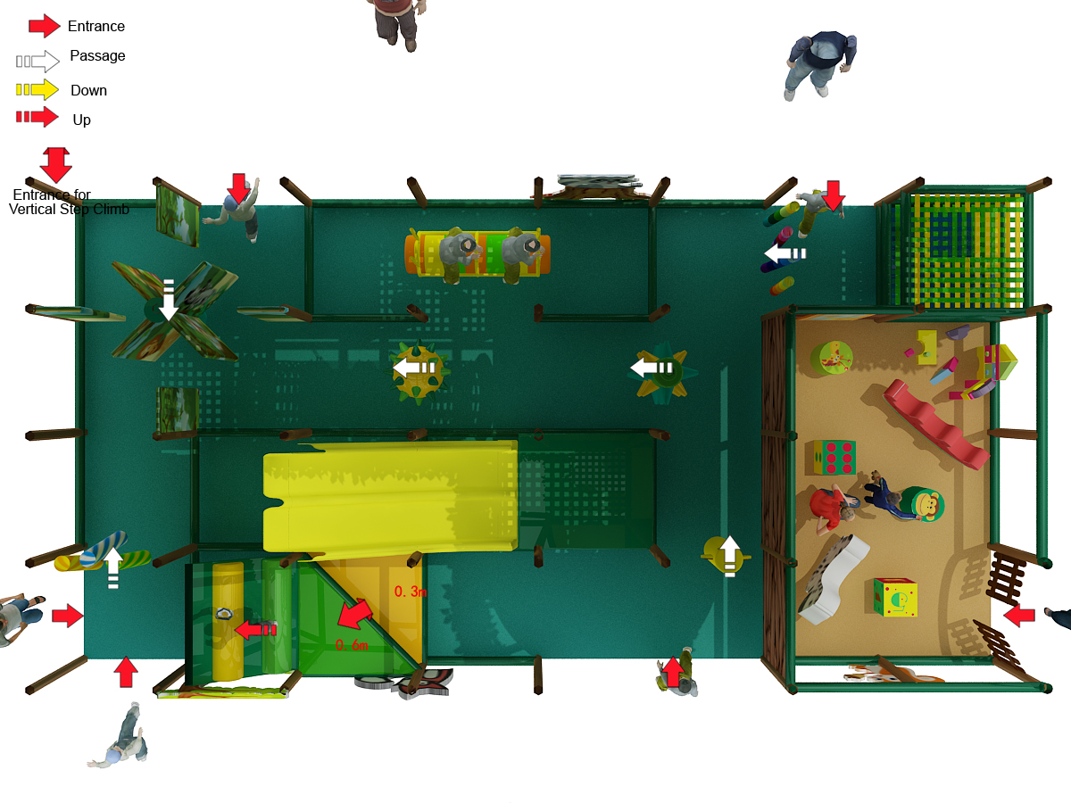 2 Level Treehouse Fun Indoor Playground - Image 10