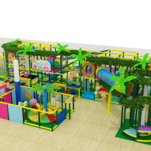 2 Level Jungle Themed Children Indoor Playground