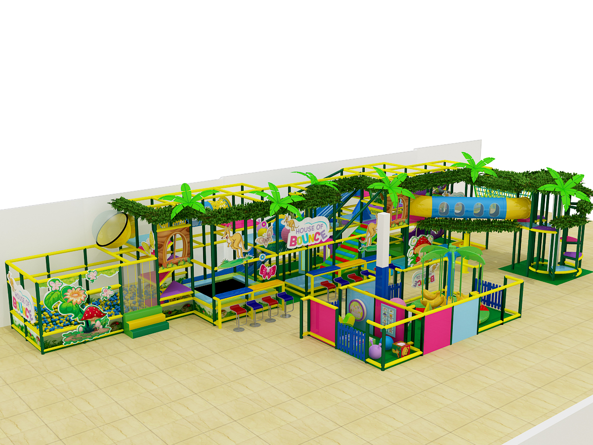 2 Level Jungle Themed Children Indoor Playground - Image 2