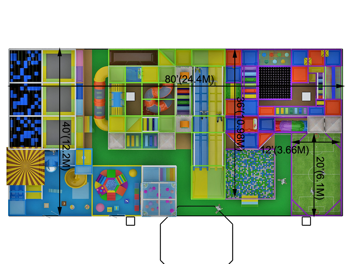 3 Level Massive Medieval Kingdom Indoor Playground - Image 5