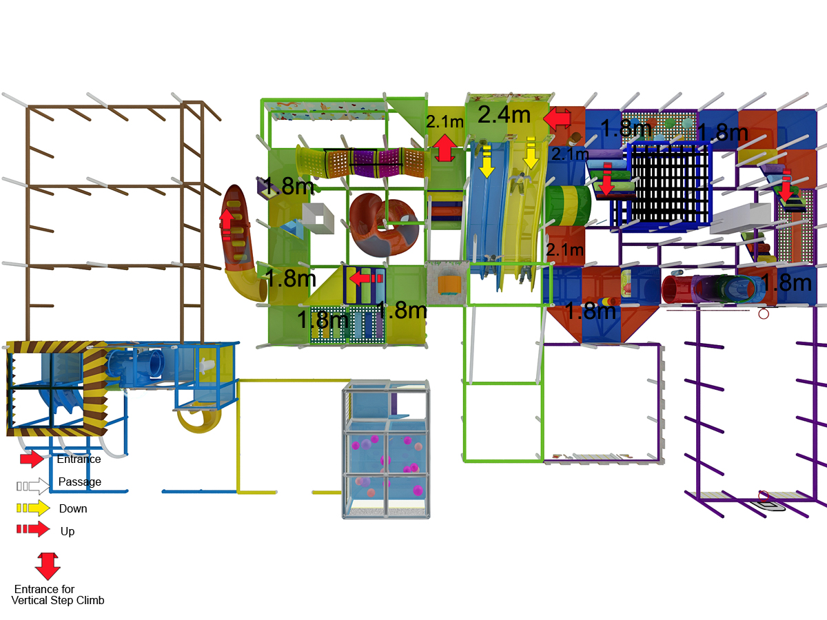 3 Level Massive Medieval Kingdom Indoor Playground - Image 7