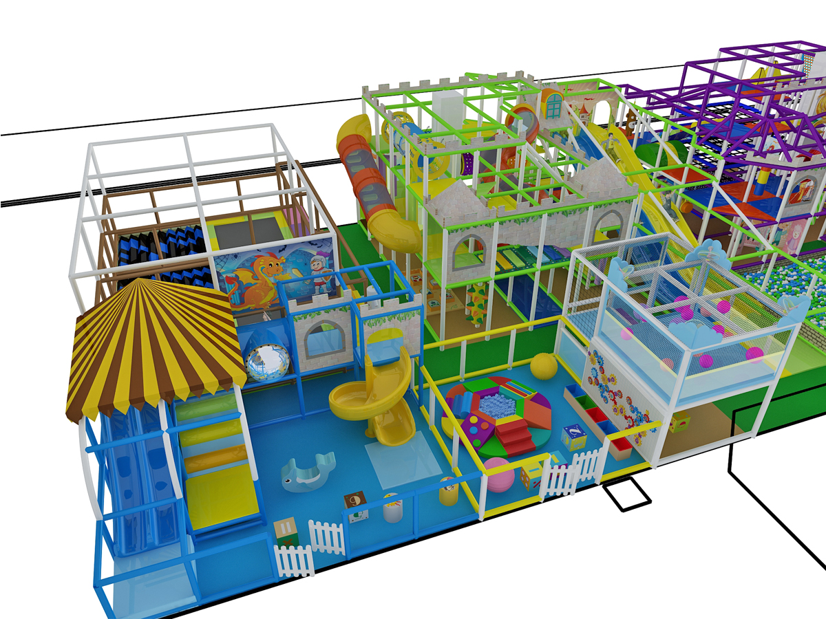 3 Level Massive Medieval Kingdom Indoor Playground - Image 3
