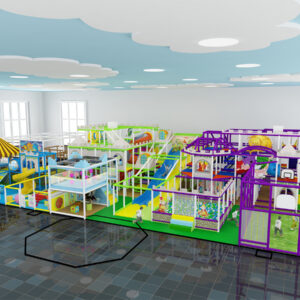 3 Level Massive Medieval Kingdom Indoor Playground