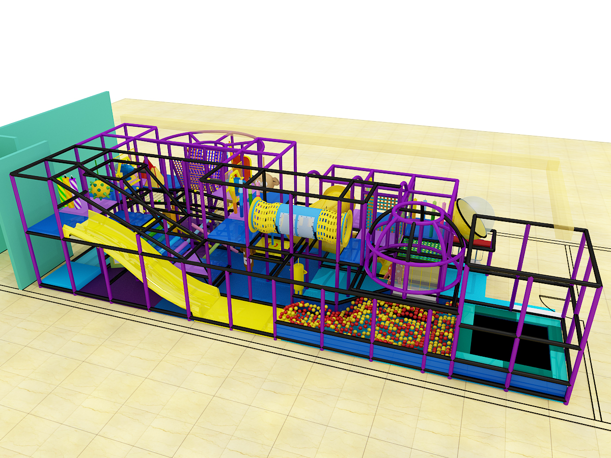2 Level Generic All Age Children's Indoor Playground