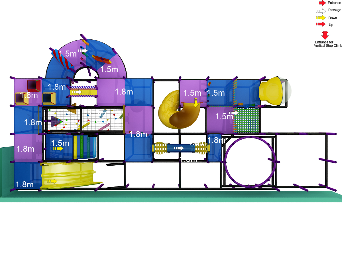 2 Level Generic All Age Children's Indoor Playground - Image 8