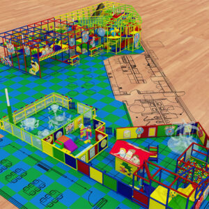 2 Level Generic Indoor Playground