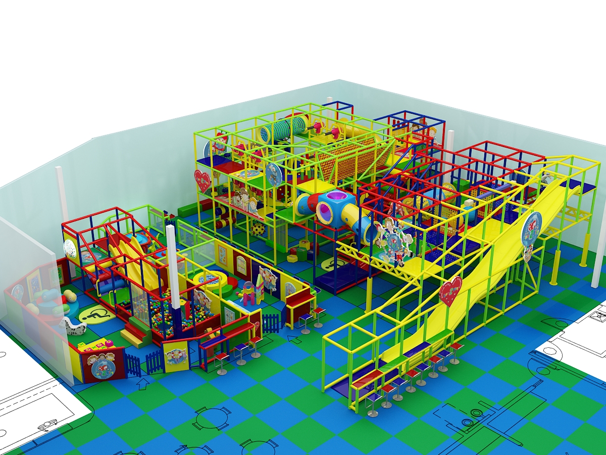 2 Level Generic Indoor Playground