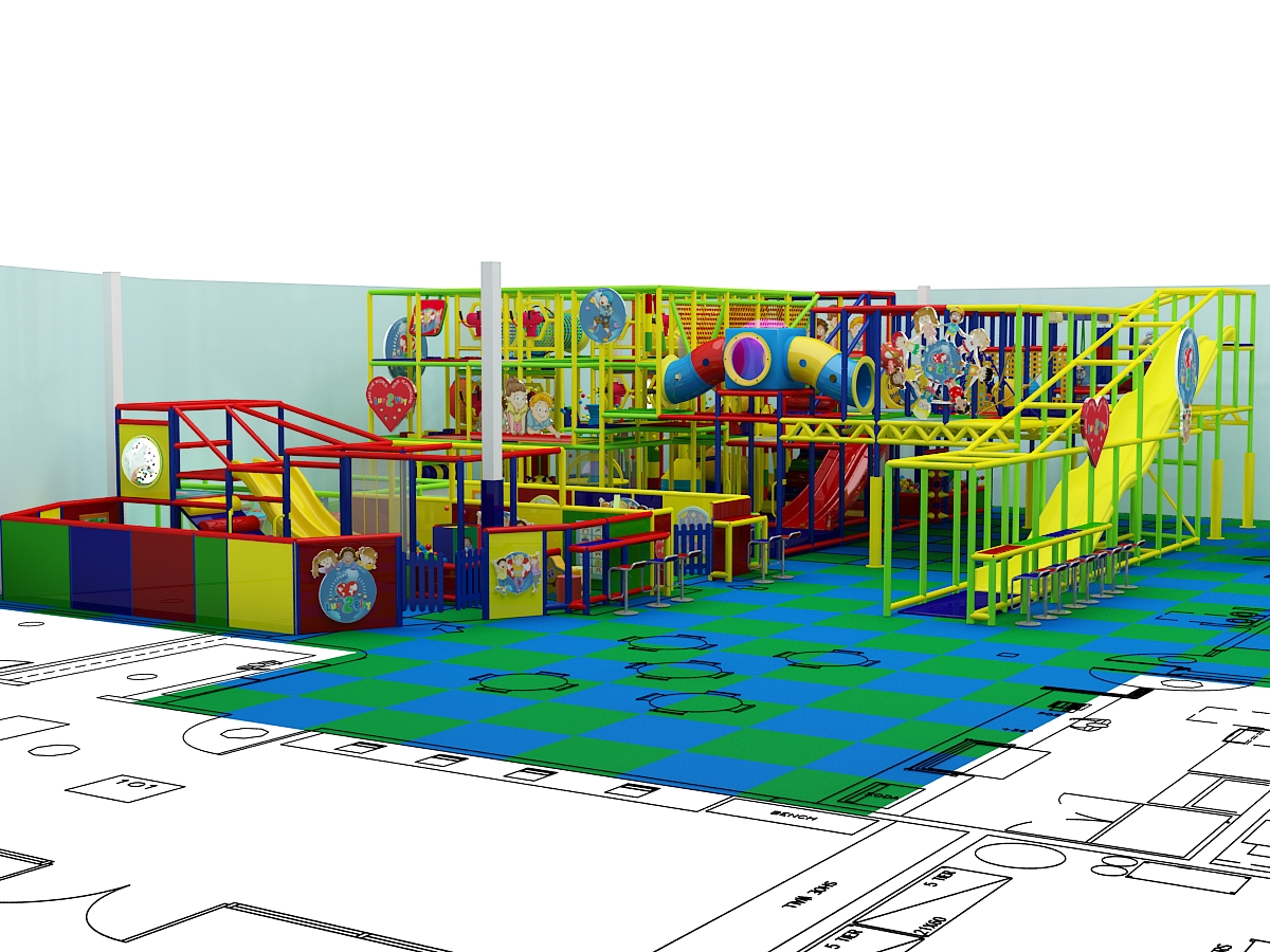 2 Level Generic Indoor Playground - Image 3