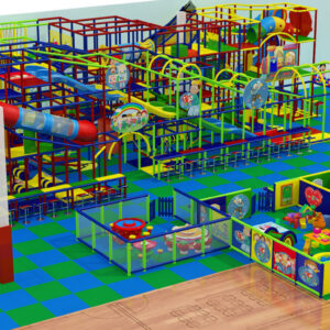 3 Level Generic Indoor Play Structure