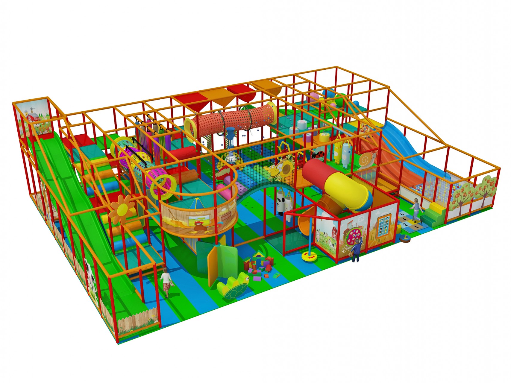 2 Level Farm Theme Play Ground - Image 2