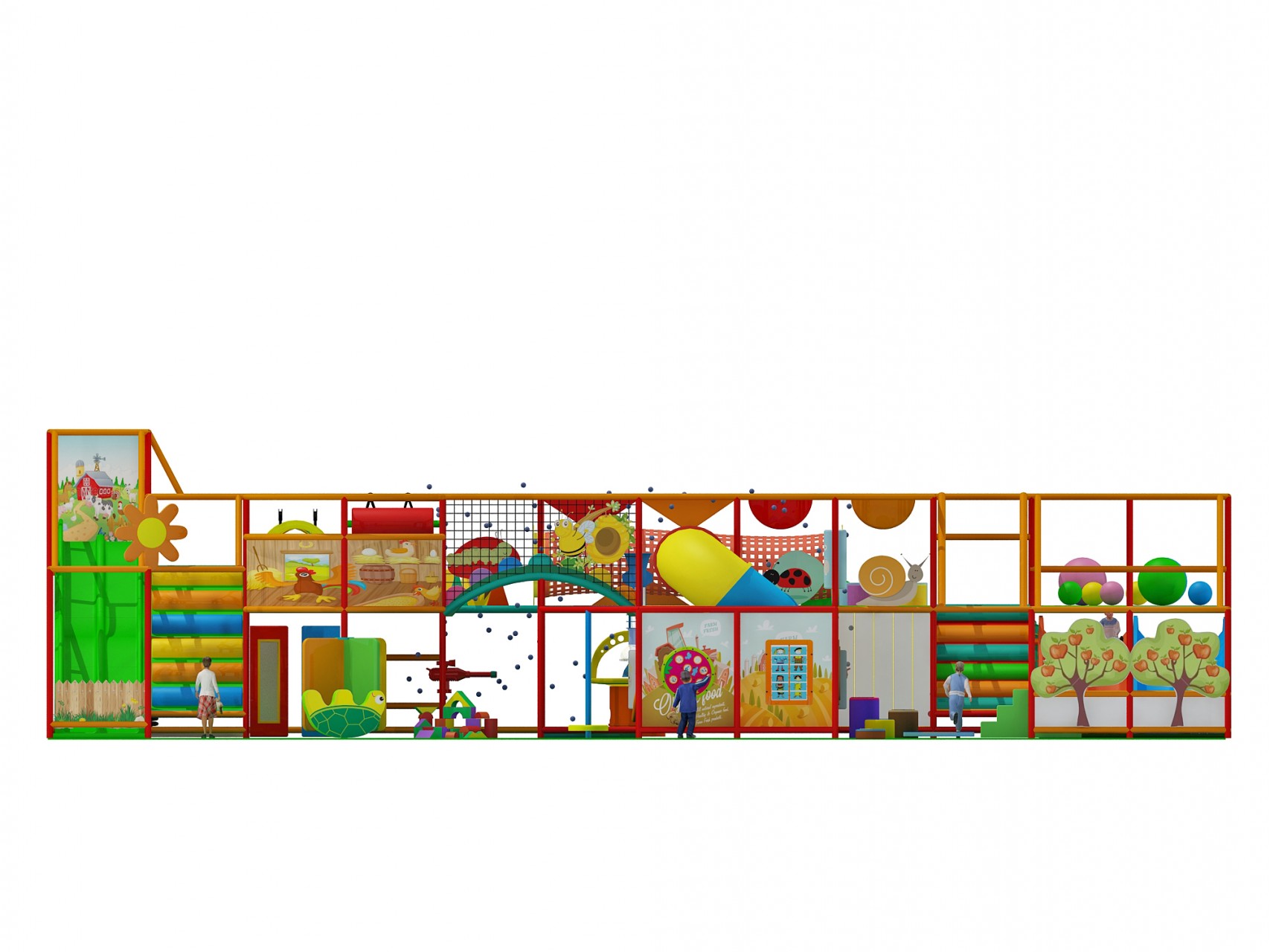 2 Level Farm Theme Play Ground - Image 3