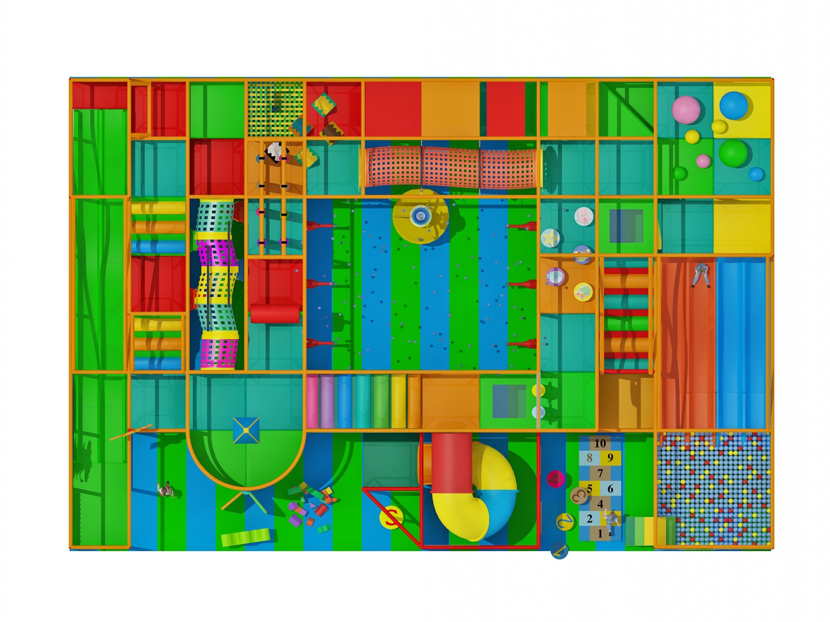 2 Level Farm Theme Play Ground - Image 4