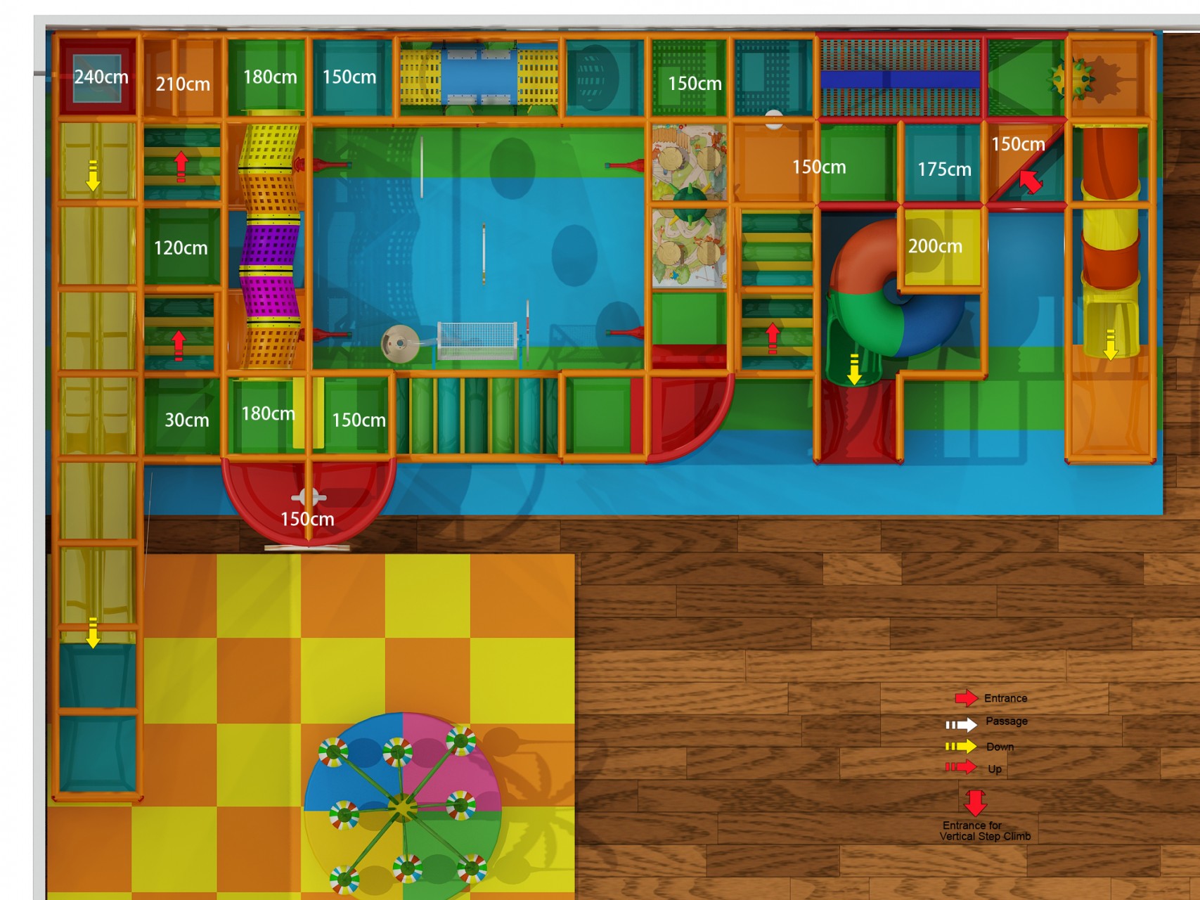 2 Level Ocean Theme Playscape - Image 2