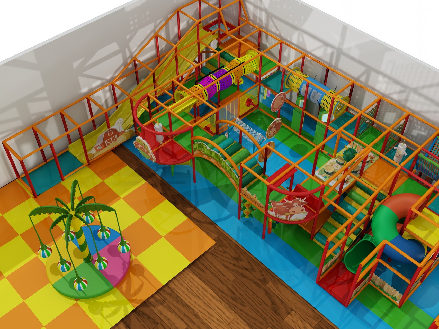 2 Level Ocean Theme Playscape - Image 7